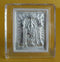 Sri Venkateshwara Silver Coiled Mini Stand Frame