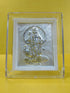Subramanya Swami Silver Coiled Mini Stand Frame