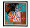 Abstract Screen Print Painting Frame