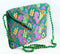 Rajasthan Ethnic Handmade Cotton Purple Floral Design Sling Bag
