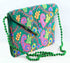 Rajasthan Ethnic Handmade Cotton Purple Floral Design Sling Bag
