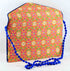 Rajasthan Ethnic Handmade Cotton Blue With Orange Sling Bag