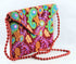 Rajasthan Ethnic Handmade Cotton Maroon Floral Design Sling Bag