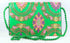 Rajasthan Ethnic Handmade Cotton Sea Green Floral Design Sling Bag