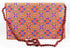 Rajasthan Ethnic Cotton Red With Pink Floral Design Sling Bag