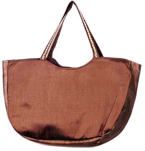 Brown Elephant Design Matka Bag