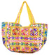 Yellow Floral Design Matka Bag