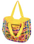 Yellow Floral Design Matka Bag