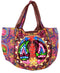 Chocolate Color Floral Design Matka Bag