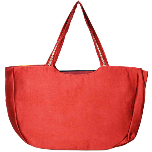 Red Elephant Design Matka Bag