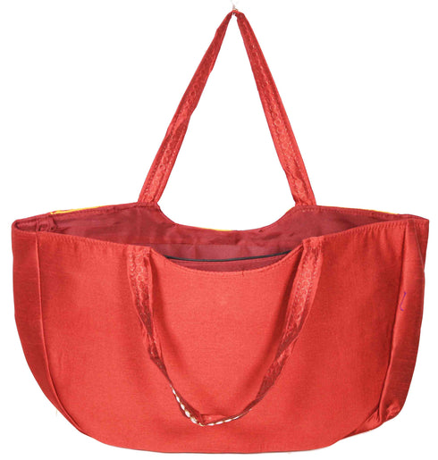 Red Elephant Design Matka Bag