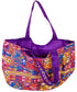 Violet Floral Design Matka Bag