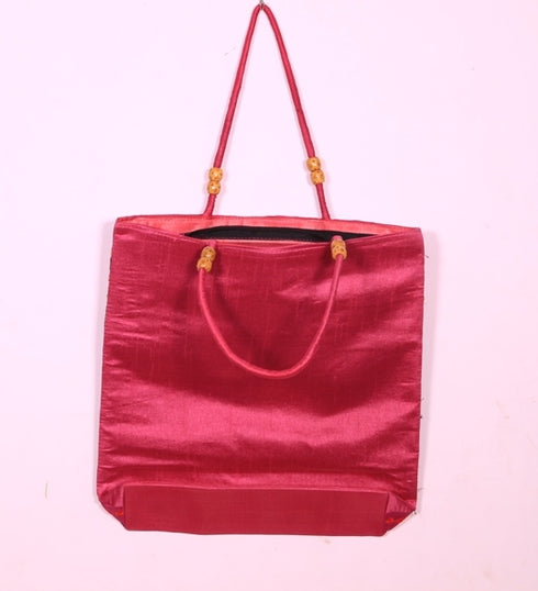 Black Pink Multi Color Elephant Hand Made Shoulder Bag