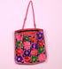 Blue Pink Green Multi Color Elephant Hand Made Shoulder Bag