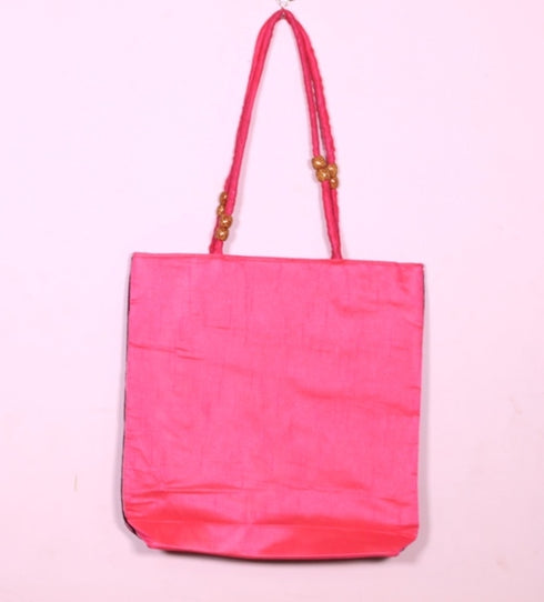 Blue Pink Green Multi Color Elephant Hand Made Shoulder Bag