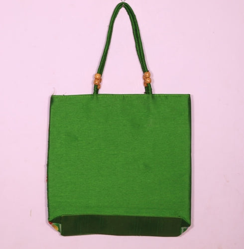 Parrot Green Multi Color Hand Made Shoulder Bag