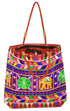 Red Orange Multi Color Elephant Hand Made Shoulder Bag