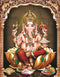 Ethnic Curved Ganesh Pigment Printing
