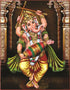 Dancing Ganesha Pigment Printing