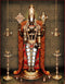 Decorated Lord Balaji Pigment Printing