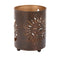 Iron Ganesh Lantern (8 cm x 8 cm x 10 cm, Brown)