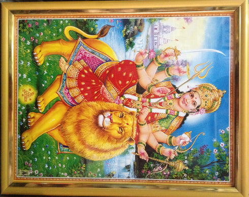 Durga Devi Photo Frame