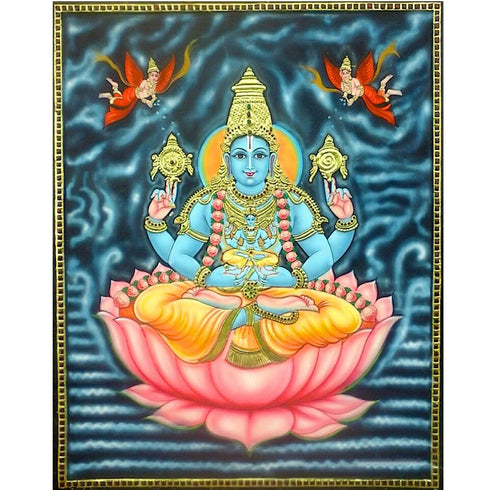 Danvantari Narayan Tanjore Painting