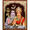 Shivan Parvathi Tanjore Painting