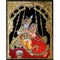 Oonjal Radhe Krishnan Red Skin Tanjore Painting