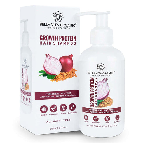 Bella Vita Organic Growth Protein Shampoo 225ml