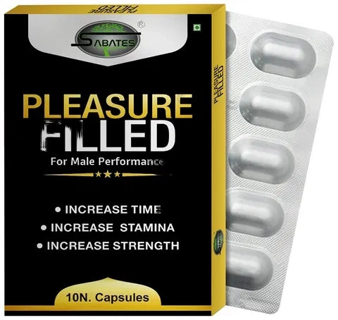 Sabates Pleasure Filled For Male Performance Capsule 10 caps