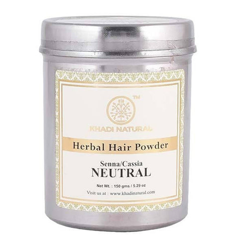 Khadi Natural Herbal Hair Powder Senna/Cassia Neutral Henna 150g