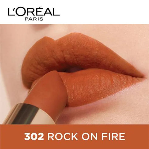 L'Oreal Paris Color Riche Moist Matte Lipstick 302 Rock on Fire
