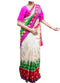 Ikkat Cream Color Saree