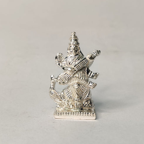 Pure Silver Saraswati Amman Idol 52g