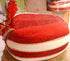 Red And Cream Color Pagdi With Red And White Stones