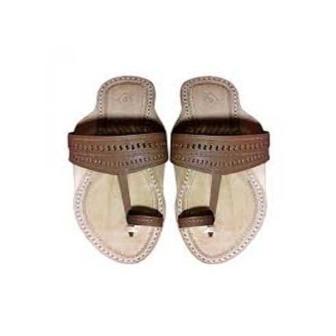Kolhapuri Chappal Light Brown