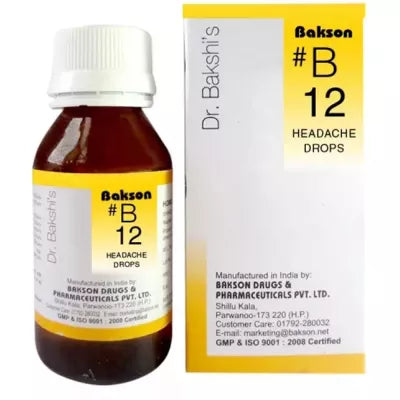Bakson's B12 Headache Drop 30ml