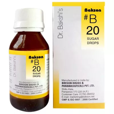 Bakson's B20 Sugar Drop 30ml