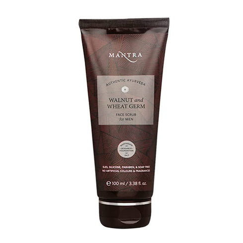 Mantra Herbal Walnut & Wheat Germ Face Scrub For Men