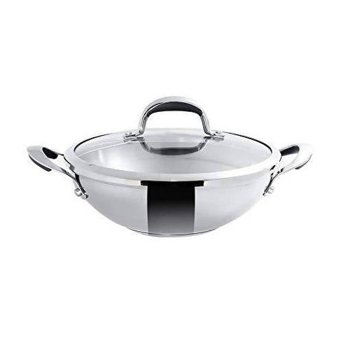 Meyer Select Stainless Steel Covered Kadai