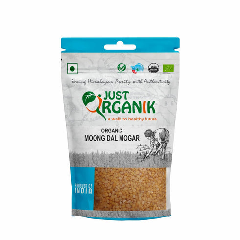 Just Organik Moong Dal Mogar Moong Dhuli Dal