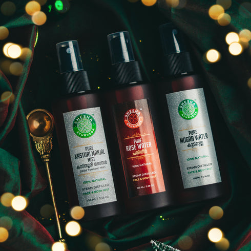 Shesha Ayurveda Face & Body Mist Trio Steam Distilled