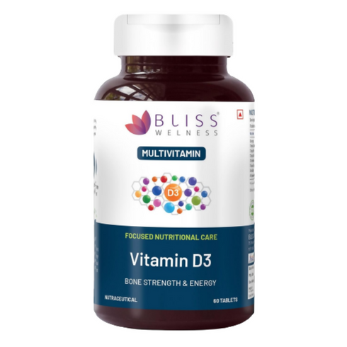 Bliss Welness Vitamin D3 Tablets