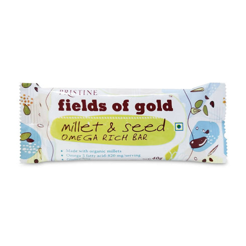 Pristine Fields of Gold|Millet & seeds| Omega rich bar