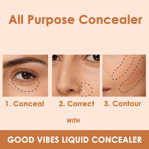 Good Vibes HydraGlow Liquid Concealer Coffee 65
