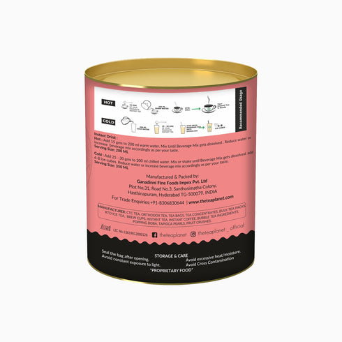 The Tea Planet Strawberry Flavoured Instant Black Tea