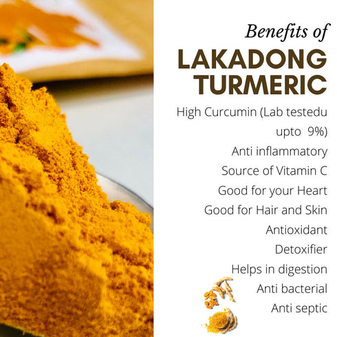 Rooted Peepul Pure Lakadong Turmeric Powder