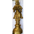 Indian Lady Holding Lamp Diya Brass
