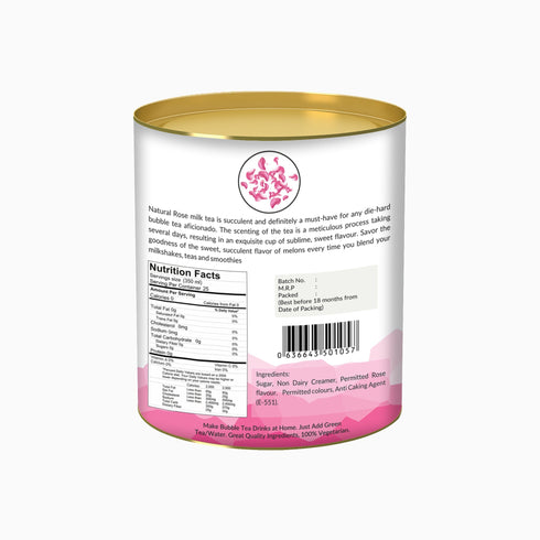 The Tea Planet Rose Milk Bubble Tea Premix